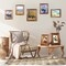 5x7 Vintage Picture Frame, Gold Finish with Real Glass Front, Photo Frames Elegant Design for Wall or Tabletop Display, Perfect for Home, Art, or Wedding Photos, Gift